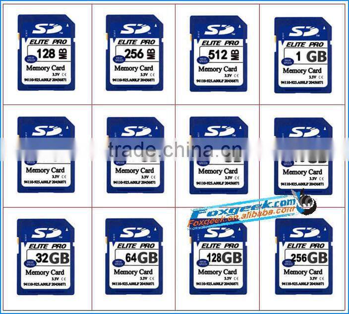 Distribute Brand SD Memory Card 2 4 8 16 32 128 256 m mb G GB Class 10 6 with Blister Packing,micro Capacity SD Card price