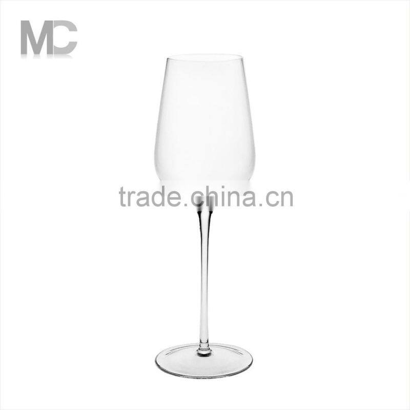 Cheap Elegant Decoration Handmade Clear Crystal Wine Glass