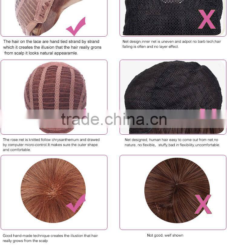 2014 New fashion style High Temperature Fiber lace front wig caps