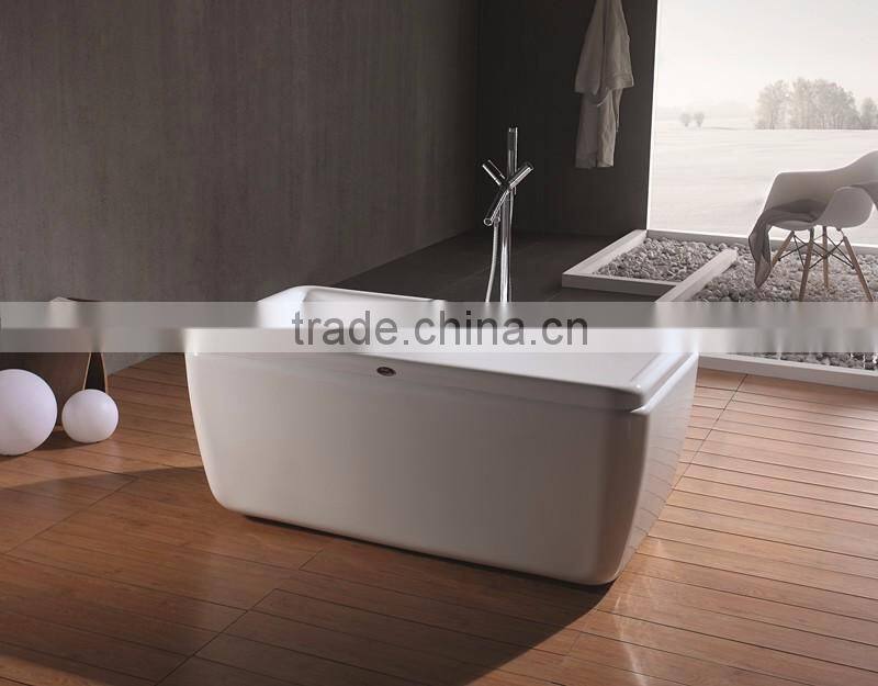 Simple design freestanding soaking bathtub for sale