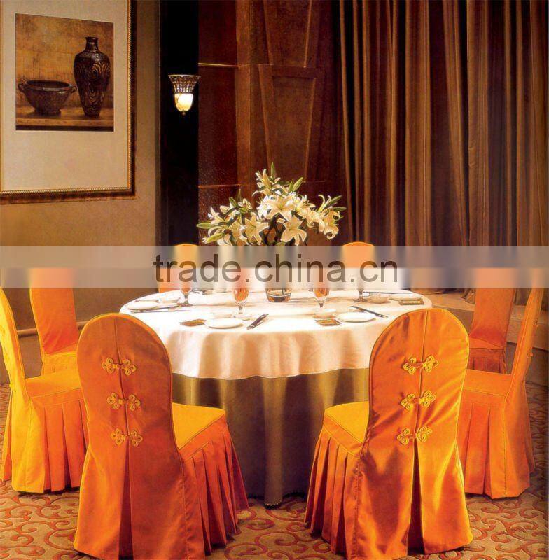 ruffled table cloth