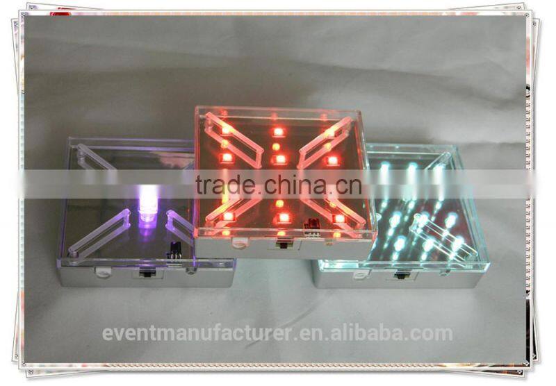 Hot sale RGB centerpieces light party led light base vase for party decoration