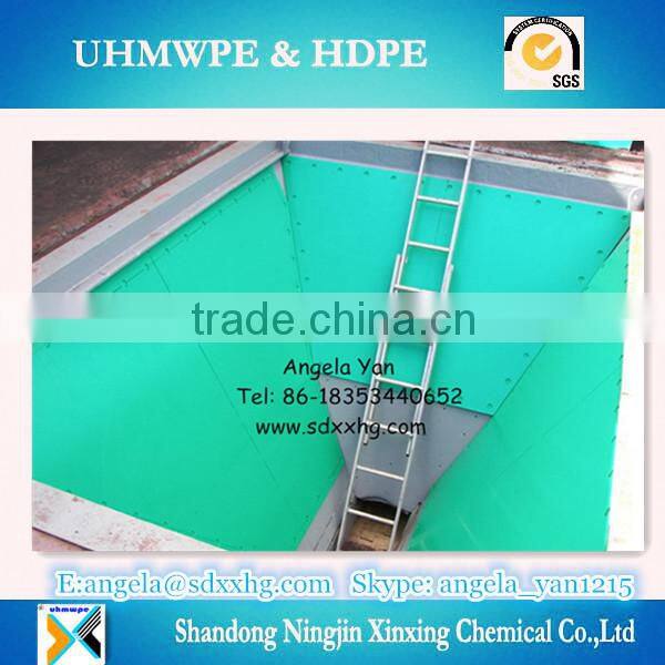 Chute UHMWPE Ceramic Liner