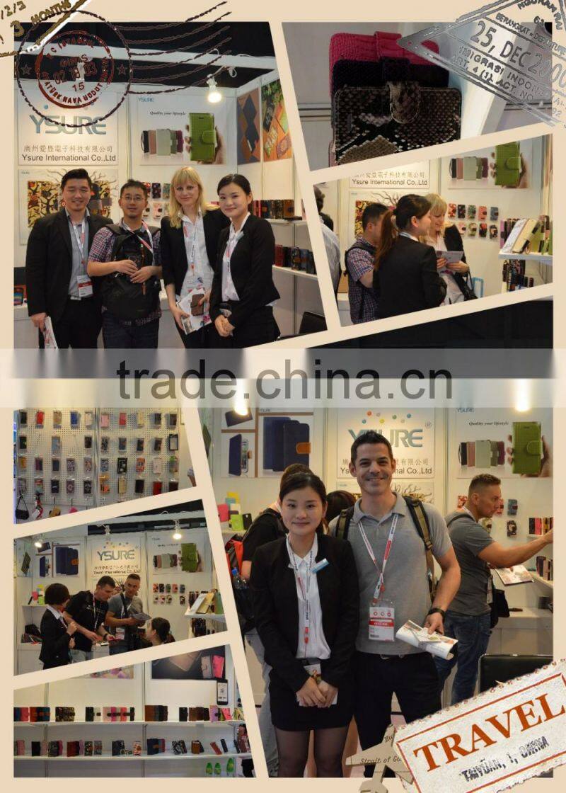 2016 Hot Sales PU Leather Case for iphone6 by Wooden Lines Grain and Suitable for Business Man with Card Slots and Big Magnet