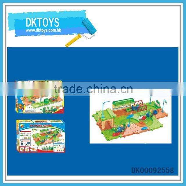 2016 funny design battery operated block train toy,b/o toy train