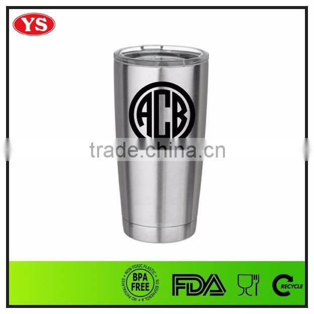 20oz double wall vacuum stainless steel cold cup