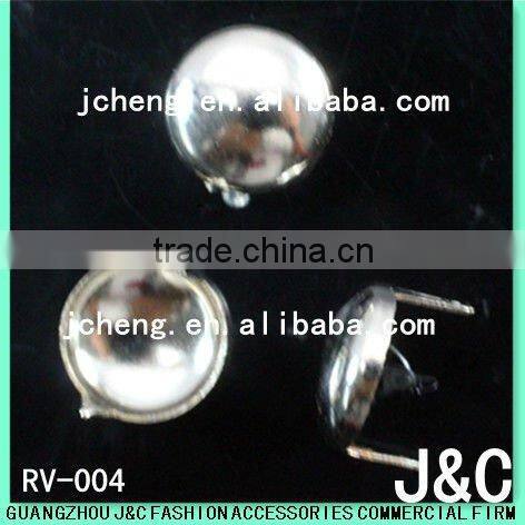 round acrylic stone stud