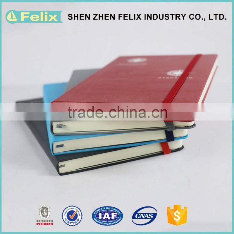 Custom office supplier hardcover diary notebook