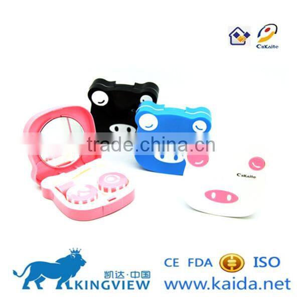 A-908 lovely pig contact lens cases