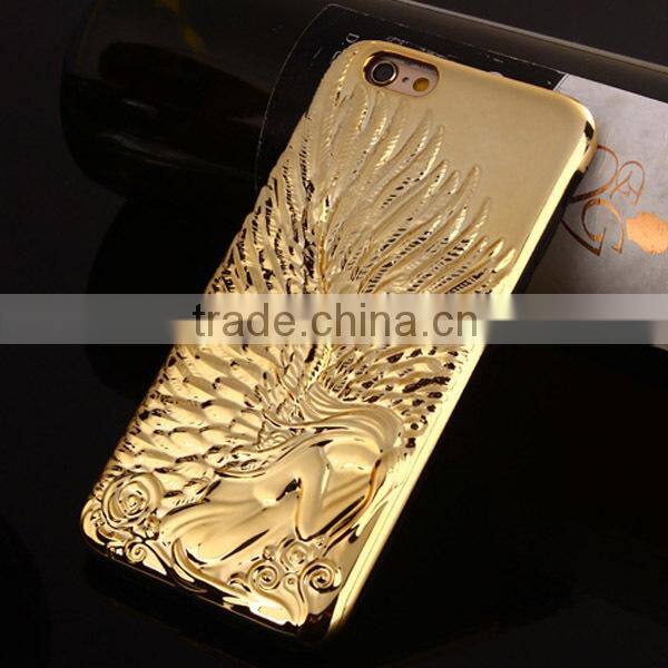 2015 Fashion new design Angel's Wings plastic mobile phone case