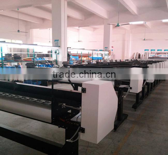 1.9m dx5 head water based printing machine to print vinyl stickers