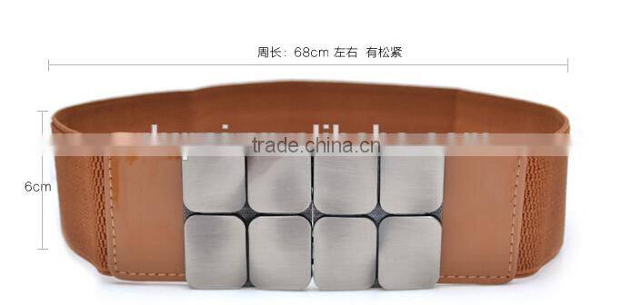 2016 wholesale fashion metal belt /women fashion belt /black