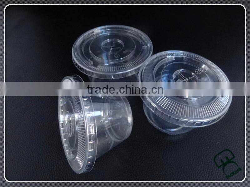 PET 6 oz 10 oz Dessert Cup Ice Cream Plastic Cup With Dome Lid