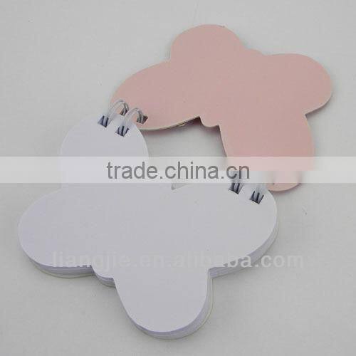Hot Sell Mini Love Shaped Spiral Note Pad for Promotion