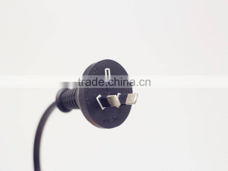 2 pins Australia POWER PLUG POWER CABLE Chinese standard SAI CE VDE ROHS EUROP PLUG