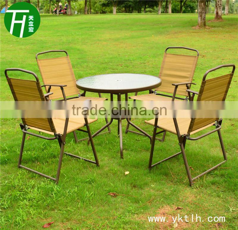 Outdoor Tempered Glass Dining Table