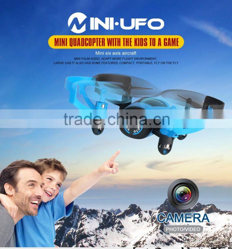 JXD 512V Small Flying Saucer UFO 2.4G Mini Quadcopter with 0.3MP Camera Headless Mode RC Drone