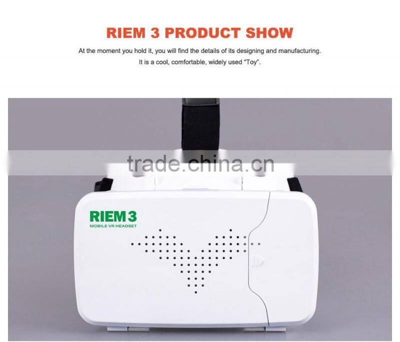 Wholesales factory Virtual Reality VR Glass 3d movies and 3d Games Movie VR box 3D glasses for 4.7" - 6.0" Smart Phone VR BOX