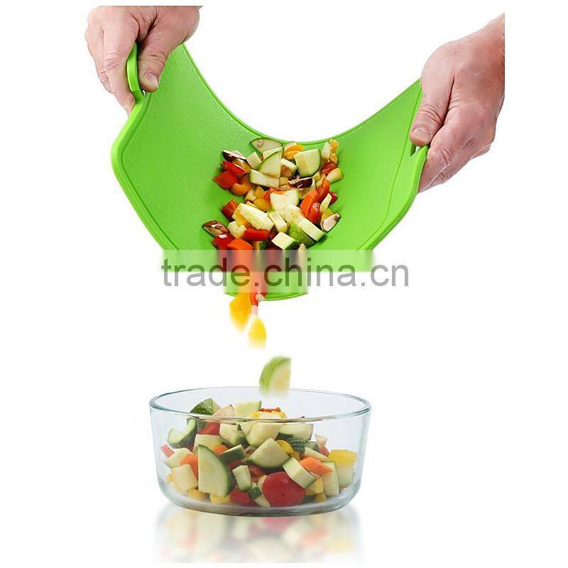flexible non-slip food grade silicone cutting chopping board
