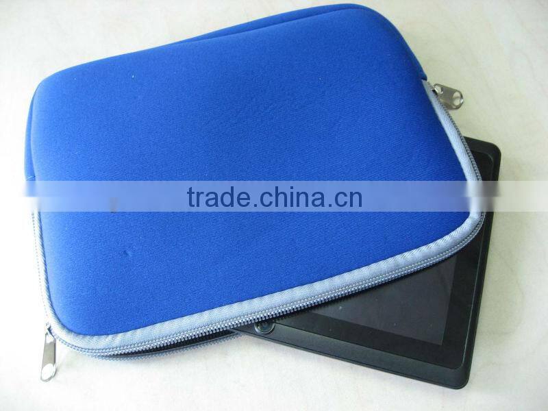 Hot selling neoprene zipper case for 7 inch