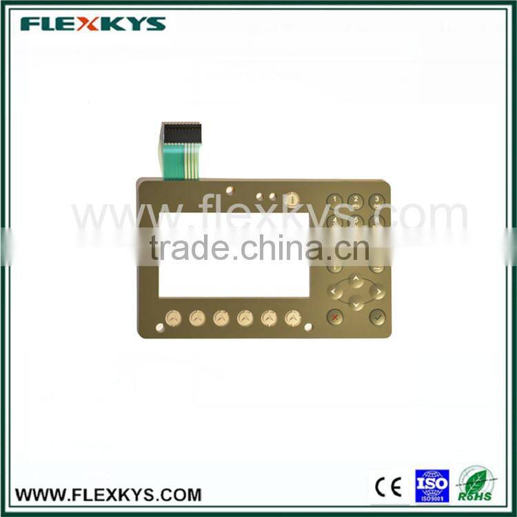 Plastic matrix membrane keypad