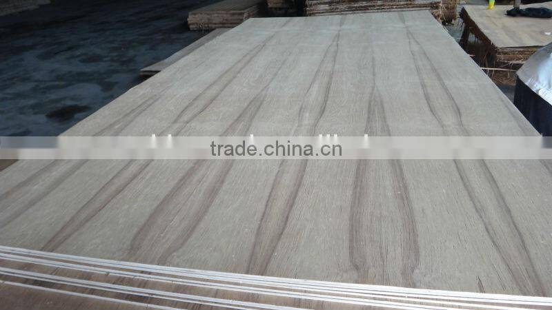 Crown cut teak plywood