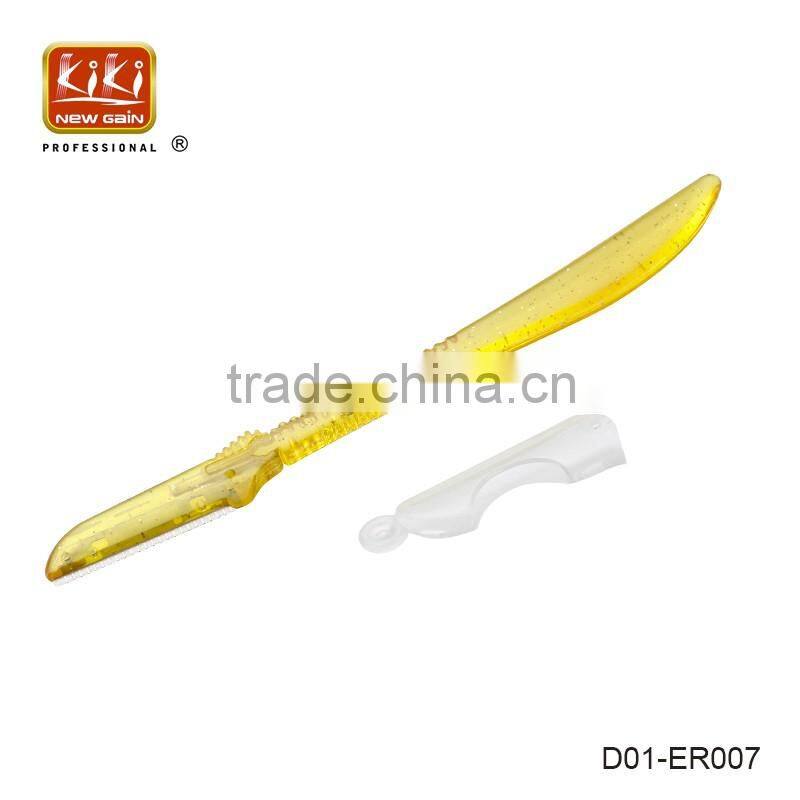 Hot sale girl eyebrow razor. Good quality eyebrow knife. Eyebrow trimmer D01-ER007