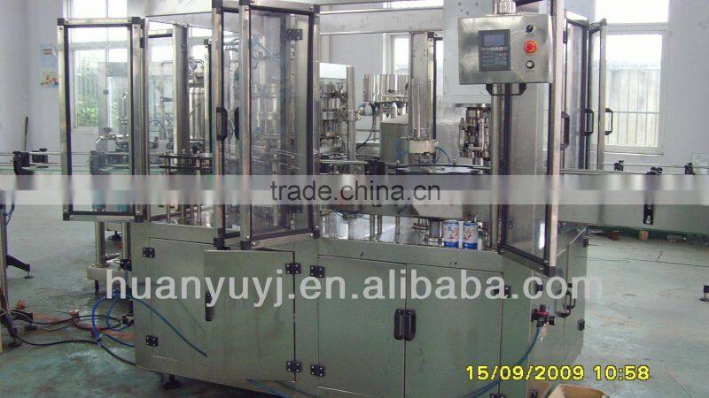Aluminum pop-top can filling machine