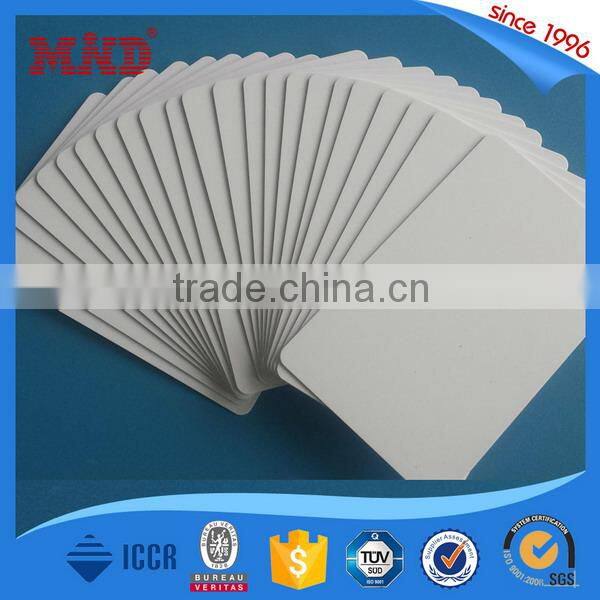 MDI104 rfid 125khz inkjet smart chip PVC blank id card
