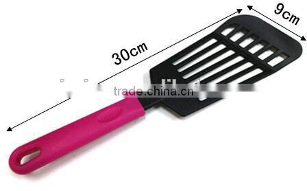 Nylon elevated kitchen tools/Household cooking ware/Nylon kitchenware/rose Eco-Friendly Nylon spoon NL38