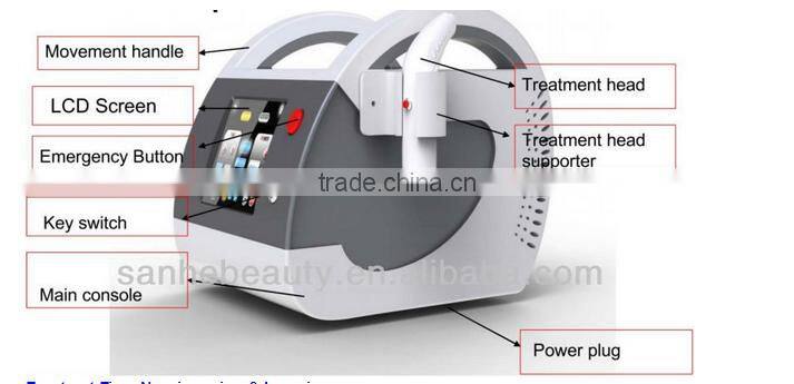2016 best Micro Needle RF and Fractional RF system/ spider vein removal machine