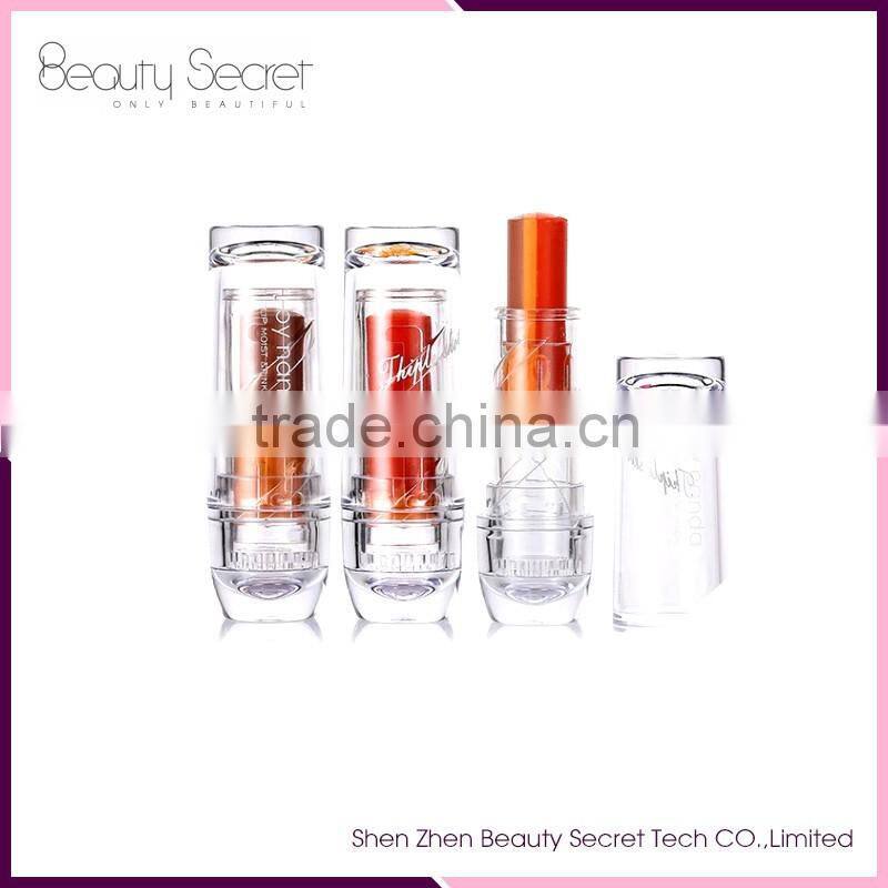 2016 Fashionable Tricolor lip gloss custom lip gloss containers