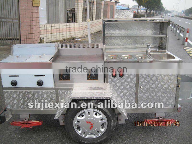 JX-HS200A CE & ISO Approval Practical Outdoor Mobile hot dog Vending Van