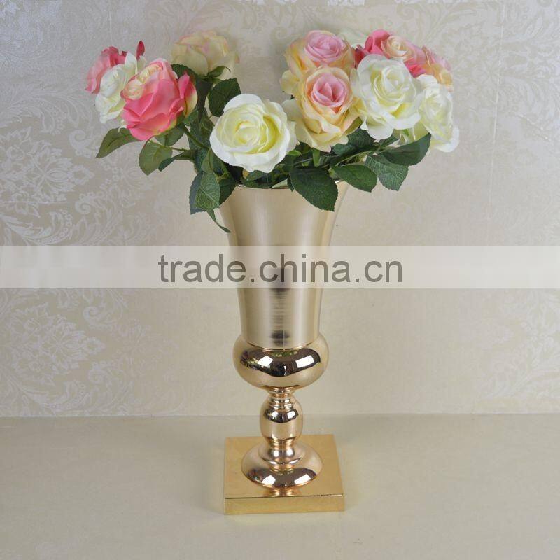 LDJ534 gold wedding centerpiece stand