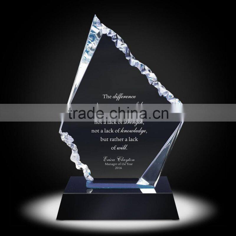alibaba china supplier business crystal clear custom shaped acrylic awards