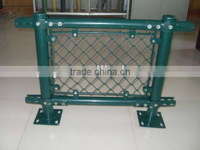 PVC coated chain link wire fence/best quality/manufacture
