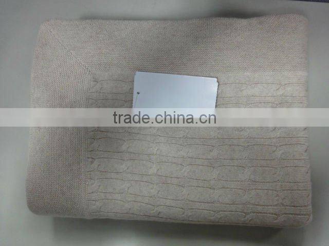 cashmere silk blended baby blanket