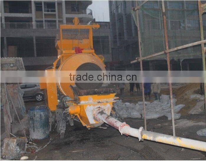 Diesel Concrete mixing and concrete pumping all-in-one machine