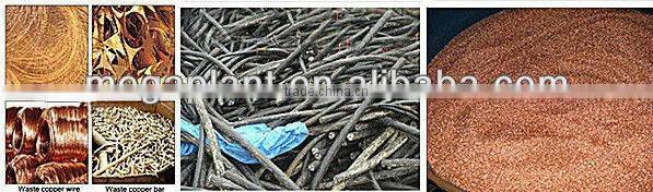 High Crushing Ratio Copper wire recycling machine for sale Made in China