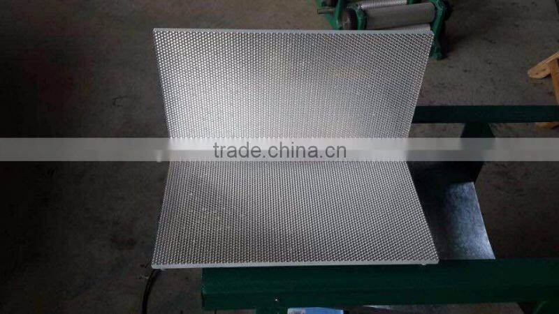 Notebook beeswax comb foundation sheet machine with best price