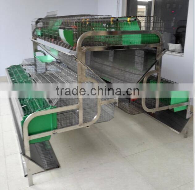 automatic feeding 304 stainless steel rabbit cage