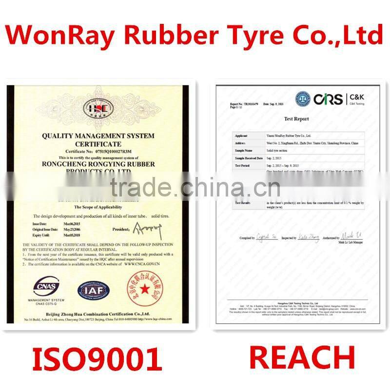 Non marking press-on solid traction style forklift tires 18x8x12 1/8 with discounted price for wholesale