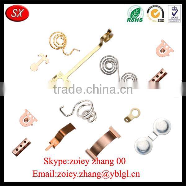 China Manufacturer Custom Zinc Plate Brass Battery Contact Plate