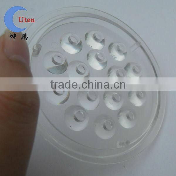custom round cheap COB led lens cover with high transmitance over to 93%