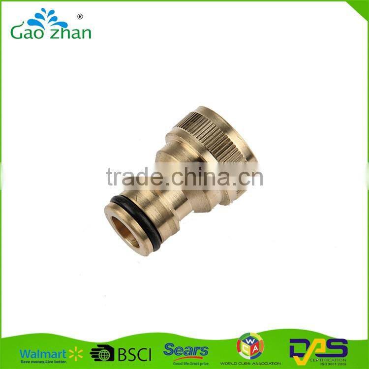 Brass garden hose swivel connector, male thread connector,nipple tap adapter