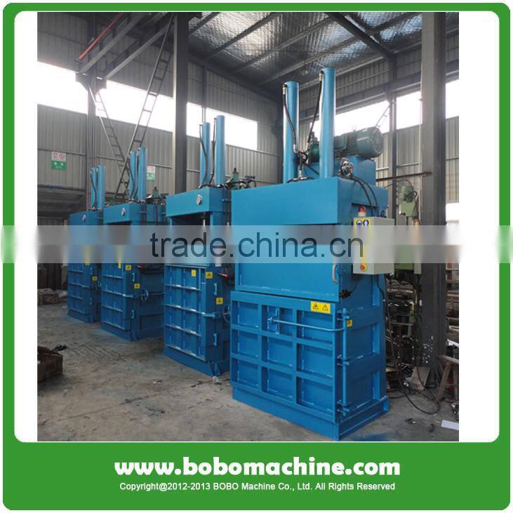 Vertical hydraulic cardboard baler for sale