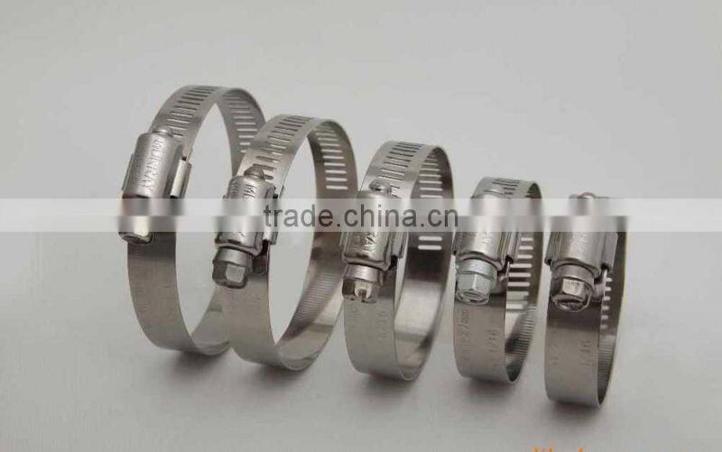 QUICK RELEASE STAINLESS STEEL WORM DRIVE PIPE CLAMP TYPES