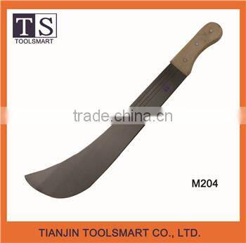 Machete Or Matchet With Wooden Or Plastic Handle