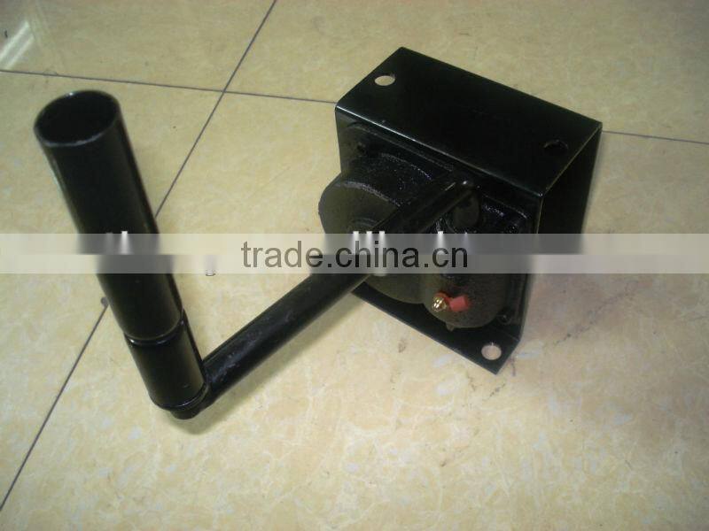 Semi Trailer spare tire carrier