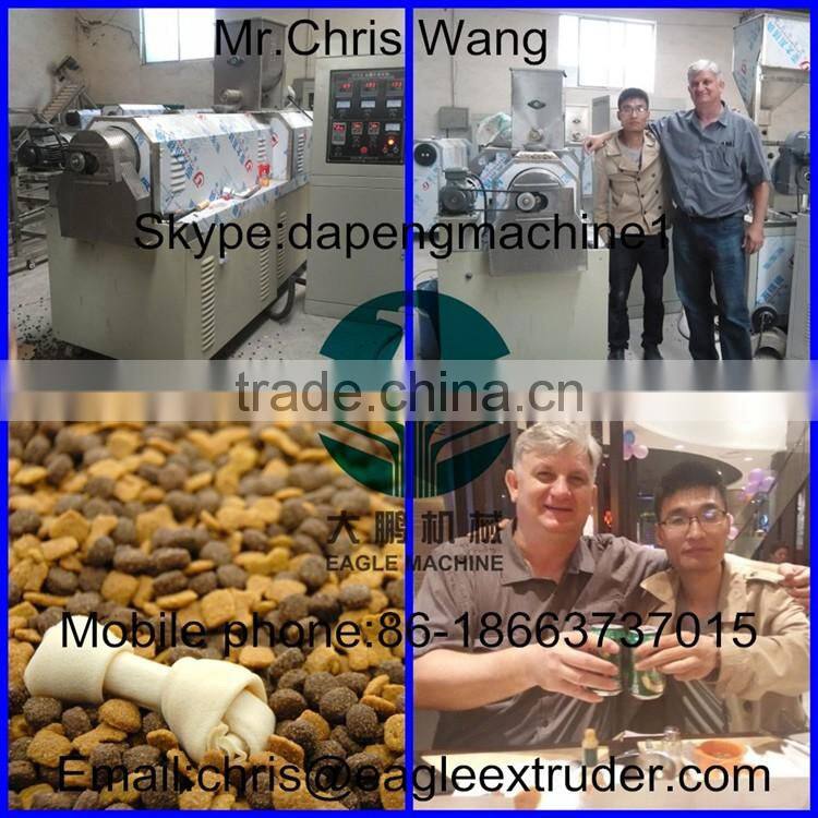 Automatic pet food /cat food /dog food /fish feed /animal food production line processing machinery CE China Eagle
